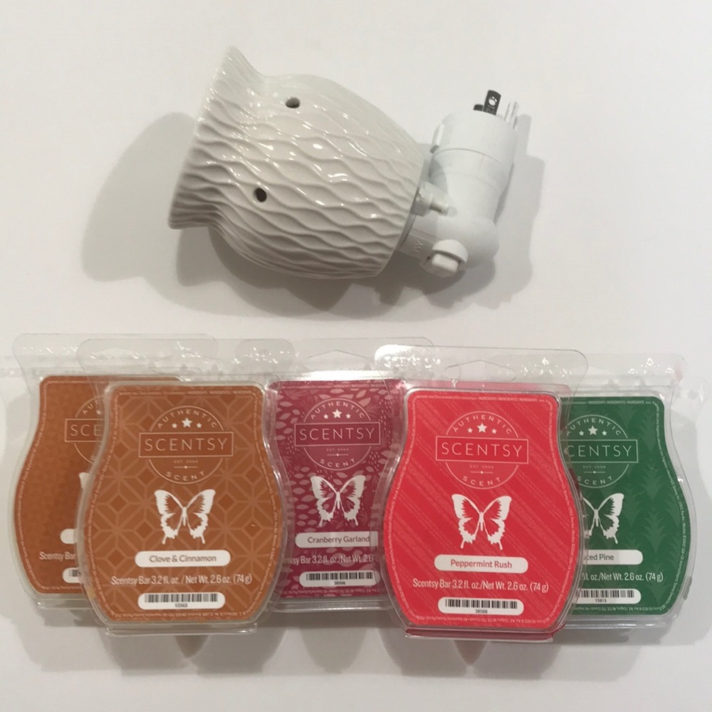 Scentsy wall warmer and partial bar packages